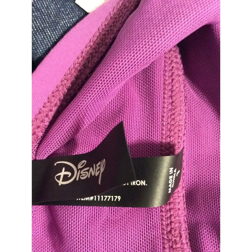 Disney Plus Size 1X Ariel Swim Wear Top Purple